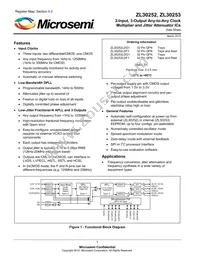 ZL30252LDG1 Datasheet Cover