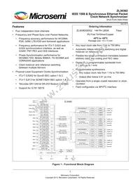 ZL30362GDG2003X Datasheet Cover