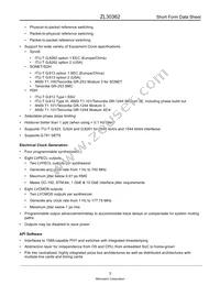 ZL30362GDG2003X Datasheet Page 3