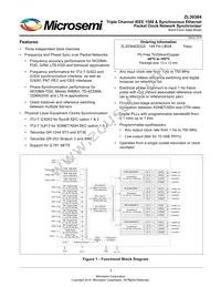 ZL30364GDG2003P Datasheet Cover