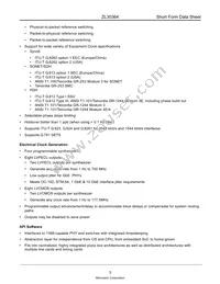 ZL30364GDG2003P Datasheet Page 3