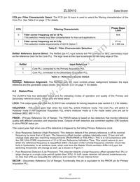 ZL30410QCG1 Datasheet Page 17