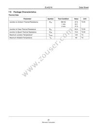 ZL40216LDG1 Datasheet Page 20