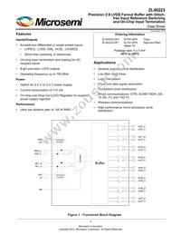 ZL40223LDF1 Datasheet Cover