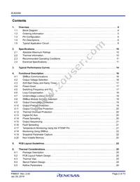 ZL9024MAIRZ-T1 Datasheet Page 2