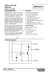 ZM331643GTC Datasheet Cover