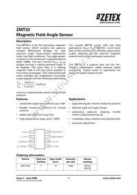 ZMT32TA Datasheet Cover