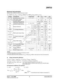 ZMT32TA Datasheet Page 3