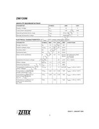 ZMY20MTC Datasheet Page 2
