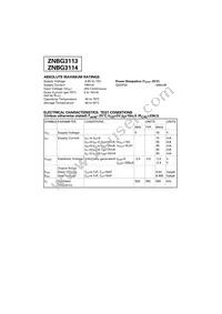 ZNBG3113Q20TC Datasheet Page 2