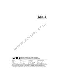 ZNBG3113Q20TC Datasheet Page 16