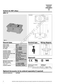 ZPD11 Datasheet Cover