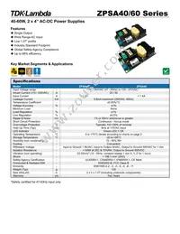 ZPSA609 Datasheet Cover