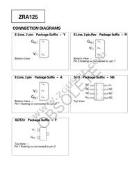 ZRA125N801TA Datasheet Page 4