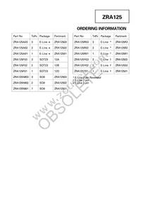 ZRA125N801TA Datasheet Page 5