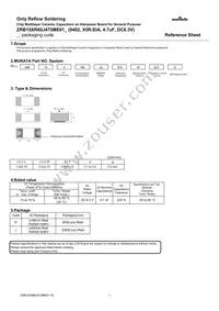 ZRB15XR60J475ME01D Datasheet Cover