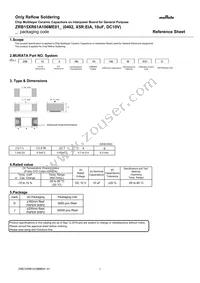 ZRB15XR61A106ME01D Datasheet Cover