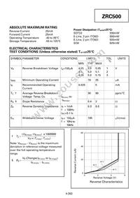 ZRC500A03STZ Datasheet Page 2