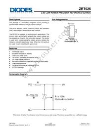 ZRT025GC1TA Datasheet Cover