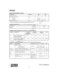 ZRT025GC2TC Datasheet Page 2
