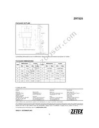 ZRT025GC2TC Datasheet Page 5