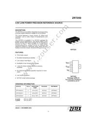 ZRT050GC2TC Datasheet Cover