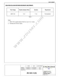 ZS1031-11(H) Datasheet Page 3