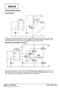 ZSD100N8TA Datasheet Page 6