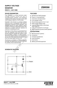 ZSM300CSTZ Datasheet Cover