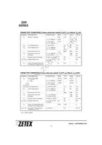 ZSR1200GTA Datasheet Page 4