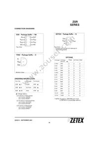 ZSR1200GTA Datasheet Page 15