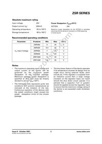 ZSR400CL Datasheet Page 2