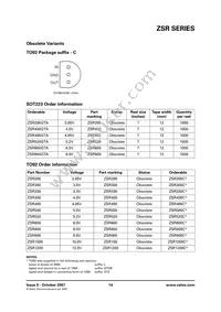 ZSR400CL Datasheet Page 14