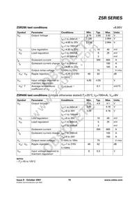 ZSR400CL Datasheet Page 15