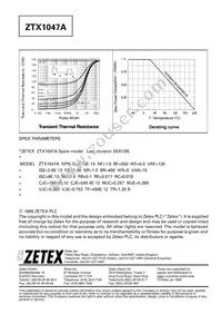 ZTX1047ASTZ Datasheet Page 4