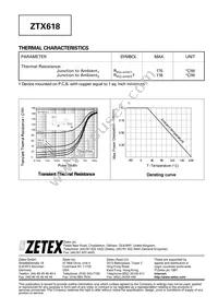 ZTX618STOB Datasheet Page 4