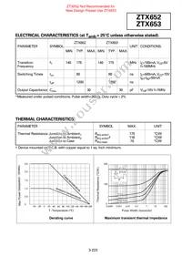 ZTX653STOB Datasheet Page 2