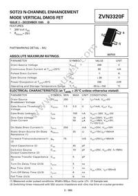 ZVN3320FTC Datasheet Cover