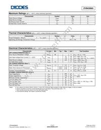 ZVN4306GTC Datasheet Page 2