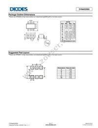 ZVN4525E6TC Datasheet Page 6