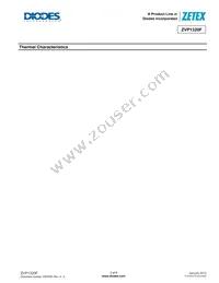 ZVP1320FTC Datasheet Page 3