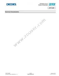 ZVP1320FTC Datasheet Page 5