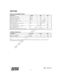 ZX5T2E6TA Datasheet Page 2