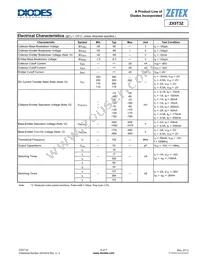 ZX5T3ZTC Datasheet Page 4