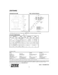 ZX5T849GTA Datasheet Page 6