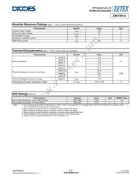 ZX5T851GTA Datasheet Page 2