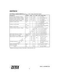 ZX5T851ZTA Datasheet Page 4