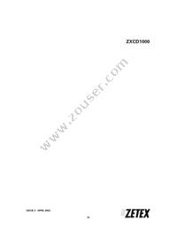 ZXCD1000EQ16TC Datasheet Page 15