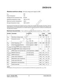 ZXCD1210JB16TA Datasheet Page 2
