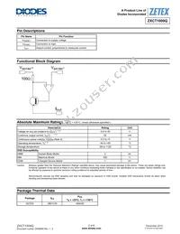 ZXCT1009QFTA Datasheet Page 2